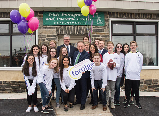 Minister Cannon launching Fóroige