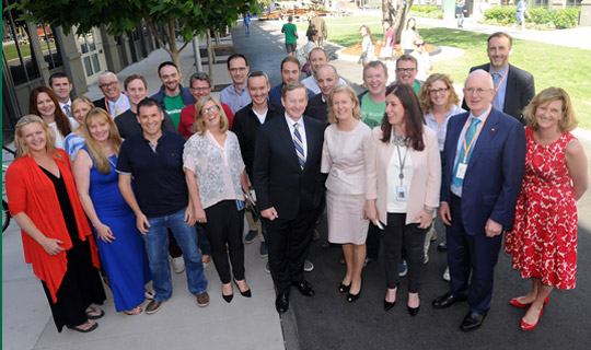 Taoiseach meets Irish Facebook staffers