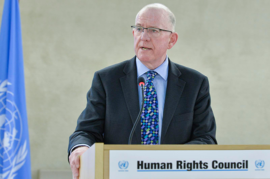 Minister Flanagan addressing the Human Rights Council, March 2015