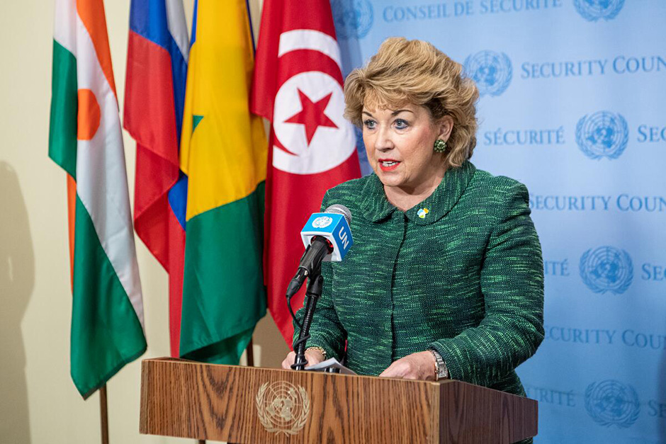 Geraldine Byrne Nason at the United Nations Security Council