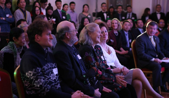 Ms Marni Rosner, her family and Mrs Rosemary Kavanagh attending the film screening