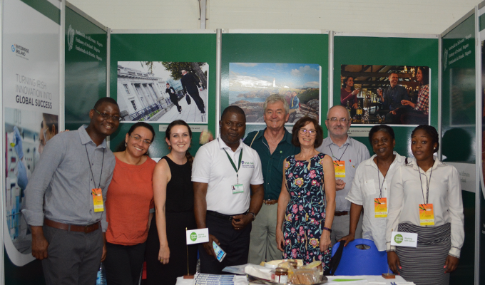 Embassy Team at the Ireland stand at FACIM