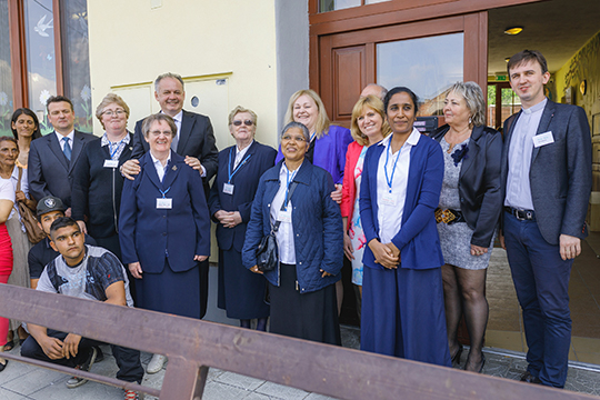 H.E. Mr. Andrej Kiska, President of the Slovak Republic at the Nano Nagle Centre in Spišské Podhradie