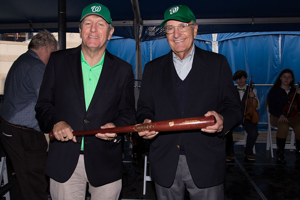 A successful Irish Heritage Day took place at the Nationals Park on 23 September with Ambassador Dan Mulhall throwing in the first pitch! Credit: John McShane