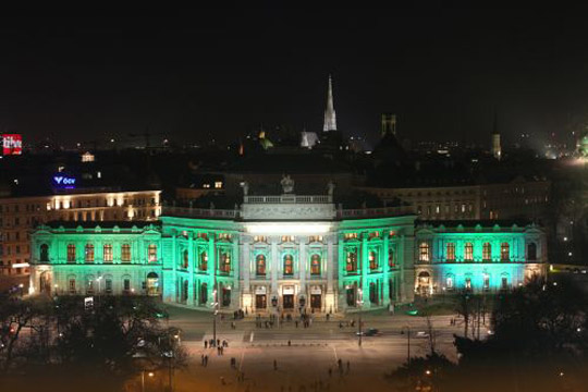 Greening of Burgtheater Wien