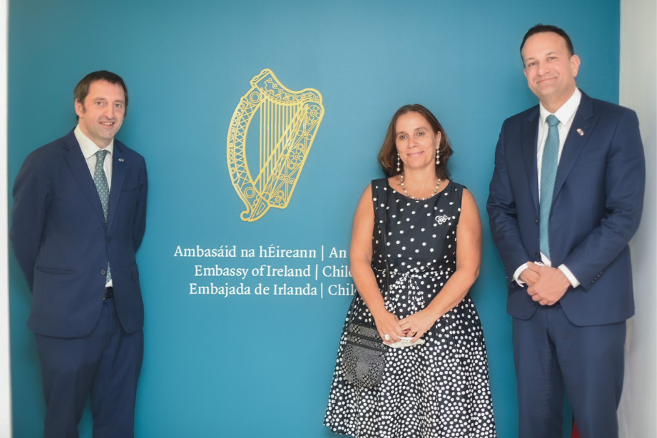 Visita del Tánaiste Leo Varadkar a Chile