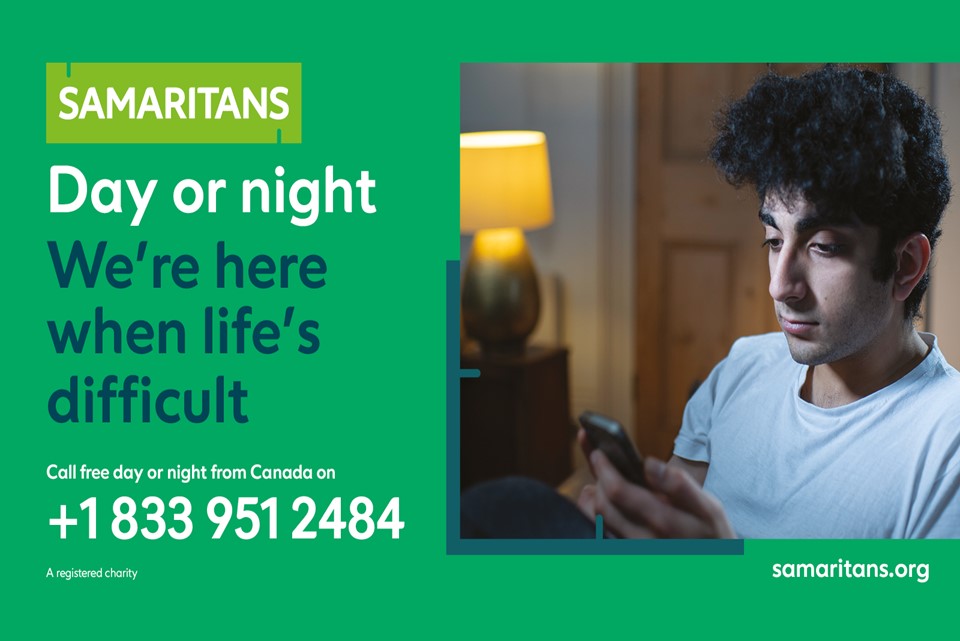 Samaritans Ireland Helpline - Canada