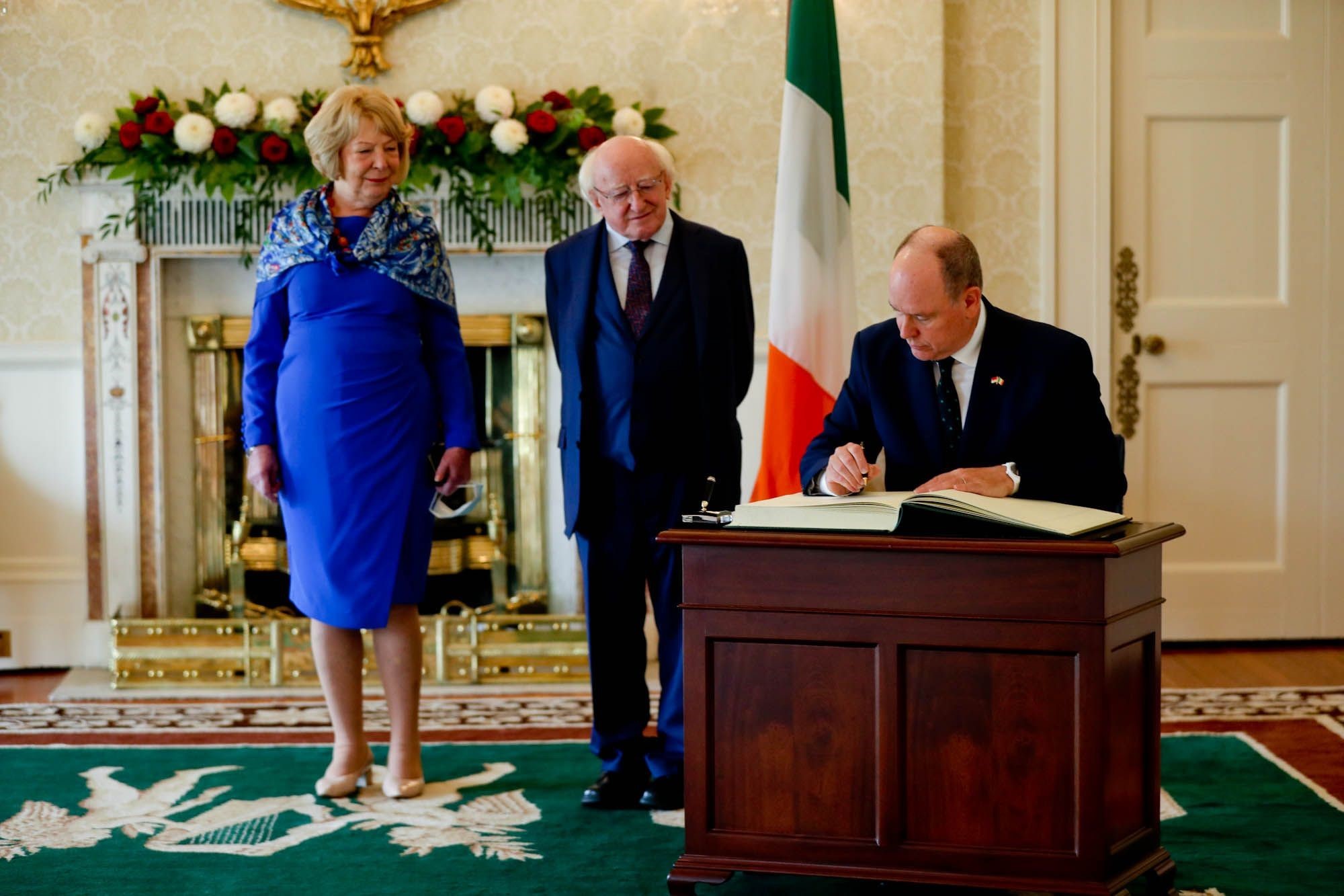 Visit by Prince Albert II of Monaco to Dublin