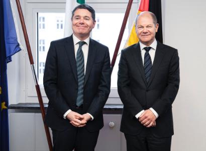 Minister Donohoe meets Scholz NOvember 2019