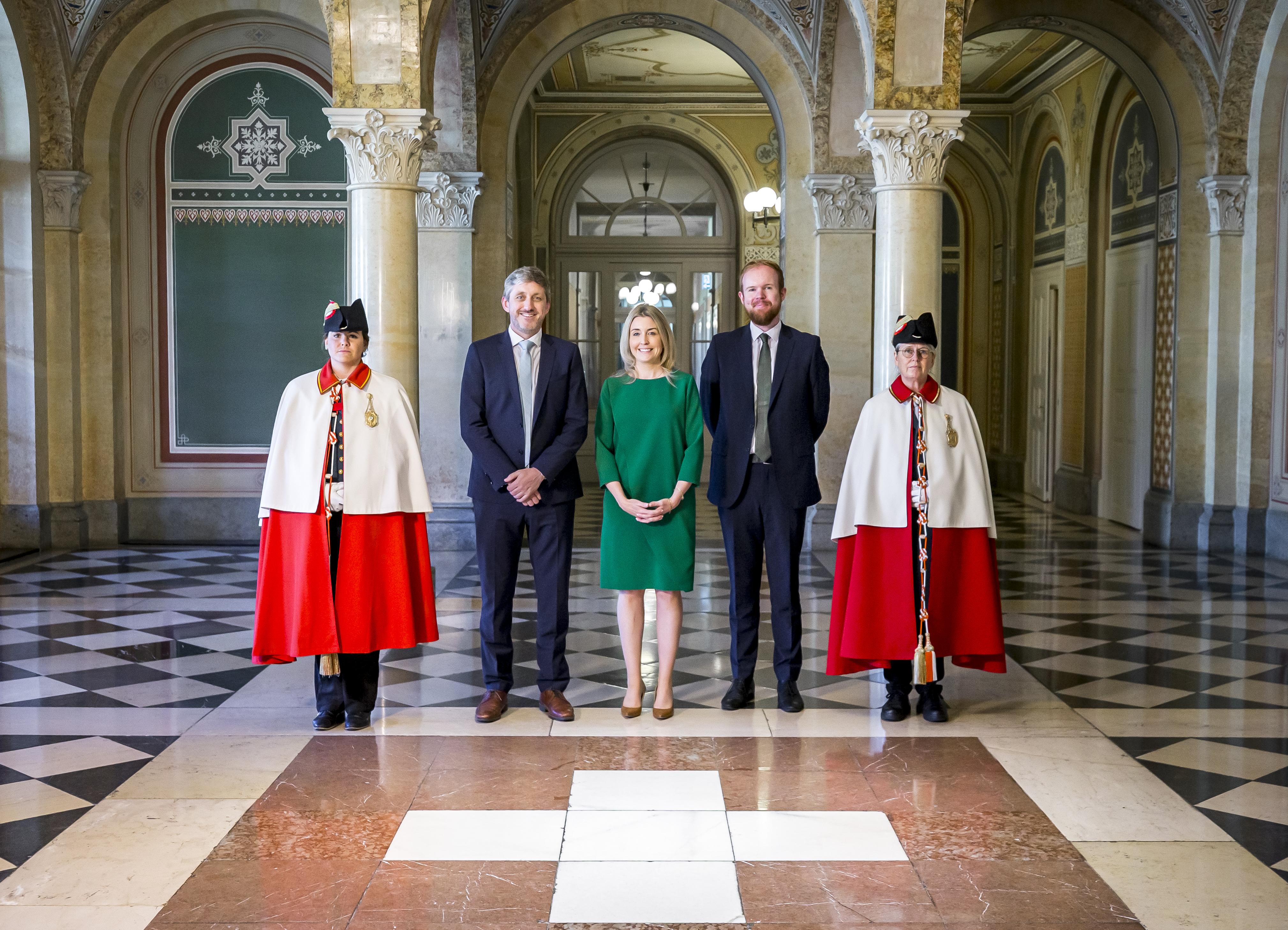 Ambassador Aoife McGarry presents credentials to President of the Swiss Confederation Alain Berset