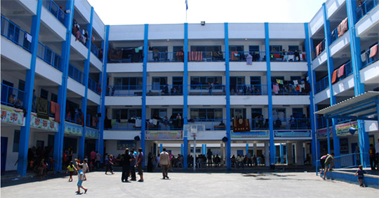 An UNRWA Camp. Credit: Alberto Hugo Rojas.